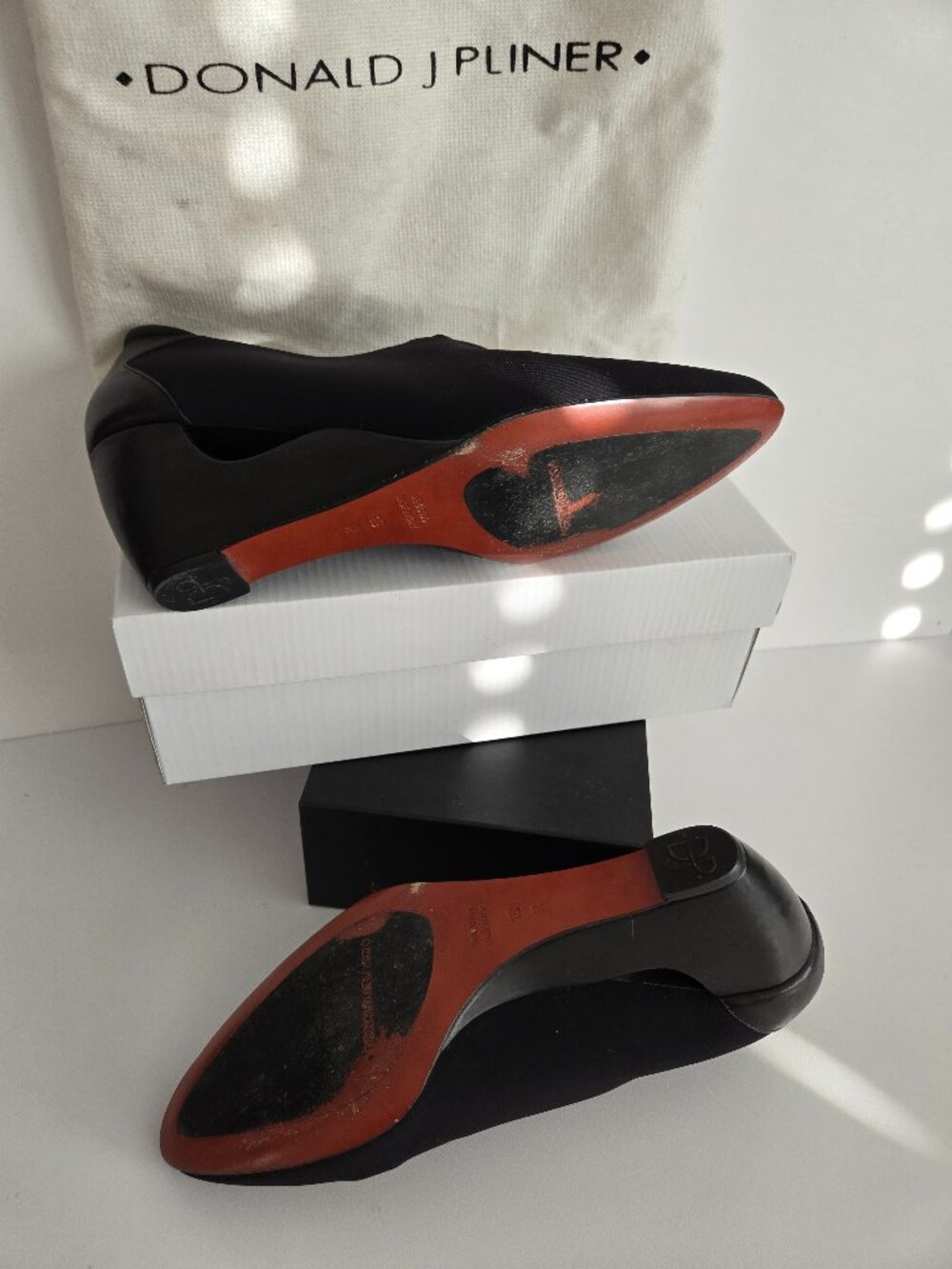Black Donald J Pliner Size 10 Italy- Worn once